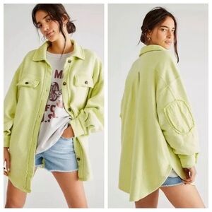 Free People Ruby Jacket - Luminary Green - Small